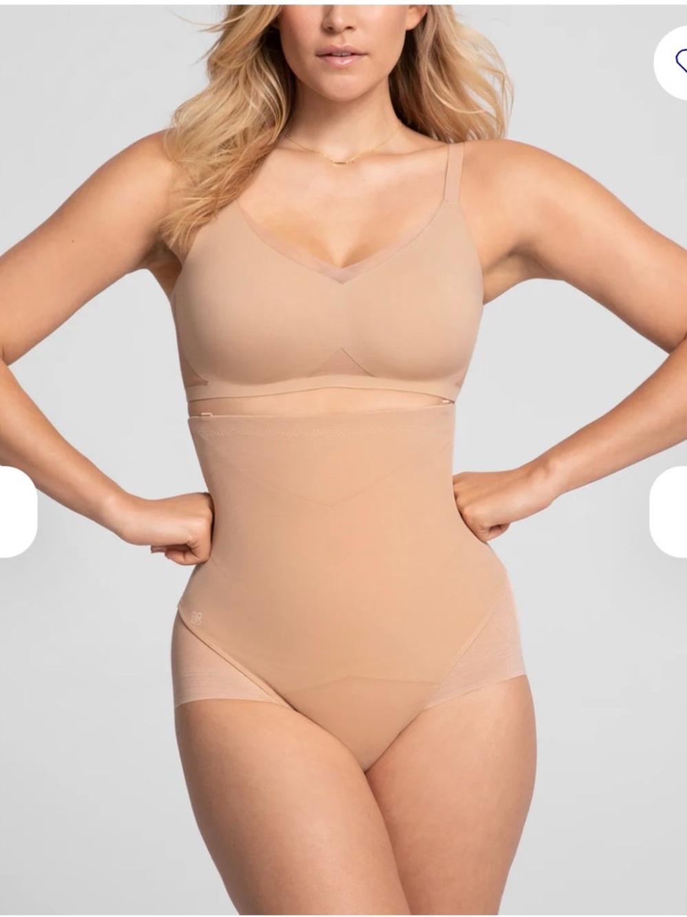 Honeylove High-Waist Shaping Brief - Nude